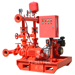 Small fire pump package